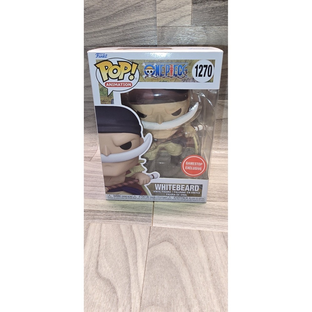 Funko Pop! One Piece Whitebeard Crunchy Roll #1270 Figure Gamestop Exclusive